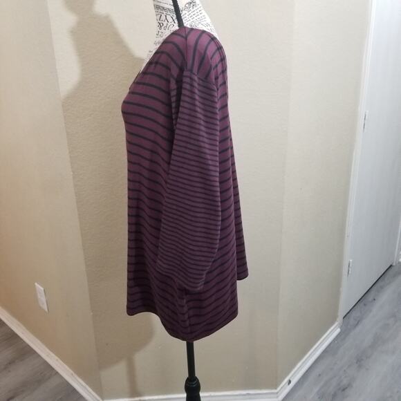 LANE‎ Bryant stripe top plus sz 24 - Picture 3 of 6